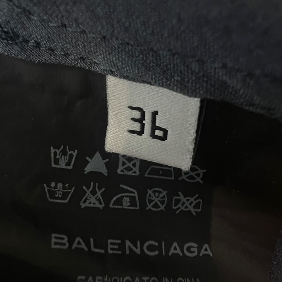 BALENCIAGA Grey Silk Blouse - Picture 5 of 5